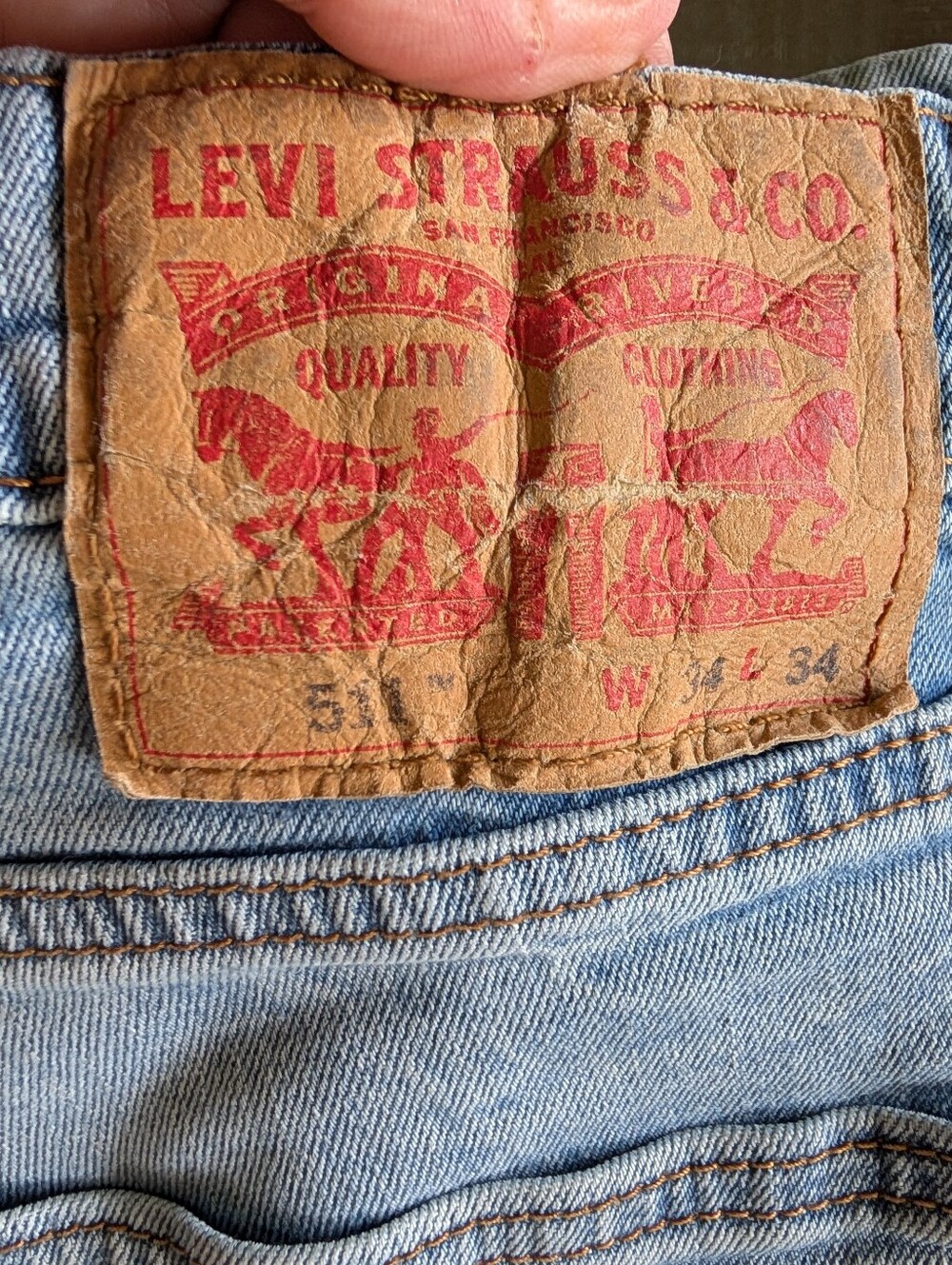 Levi's Light Blue Relaxed Fit Men's Jeans